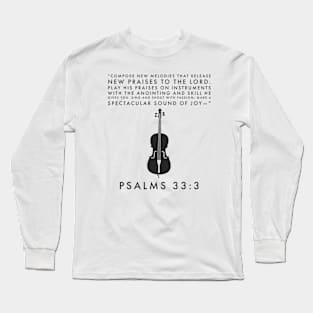 Psalms 3:33 Long Sleeve T-Shirt